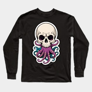 Octopus Skull 1 Long Sleeve T-Shirt